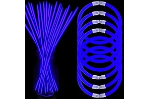 Blue Glow Sticks Bracelet Bulk Wholesale Glow in The Dark Party