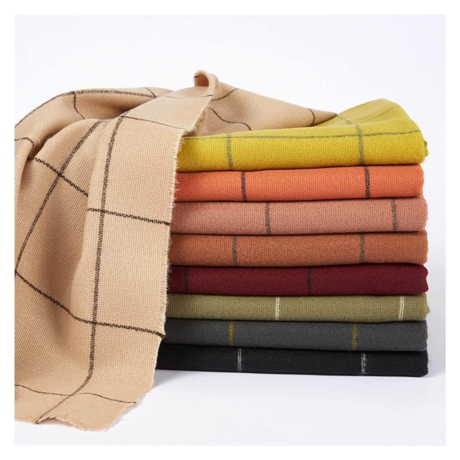 Sciarpa Scialle Sciarpa Autunnale E Invernale Da Uomo In Garza Scozzese Donna Coppia Leggera Moda