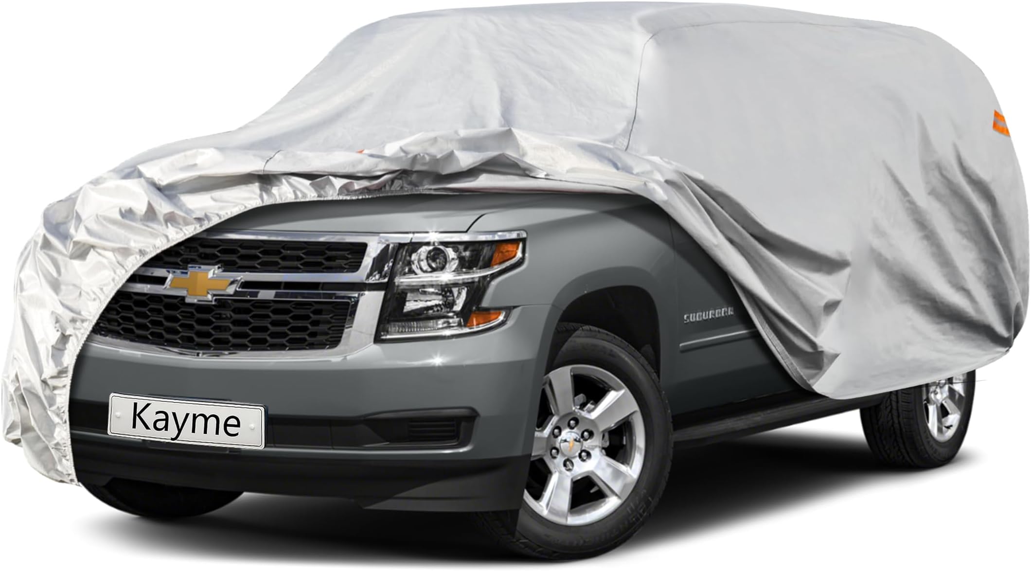 Full SUV Car Cover Waterproof Outdoor Rain Dust UV Protection Fit - Foto 14