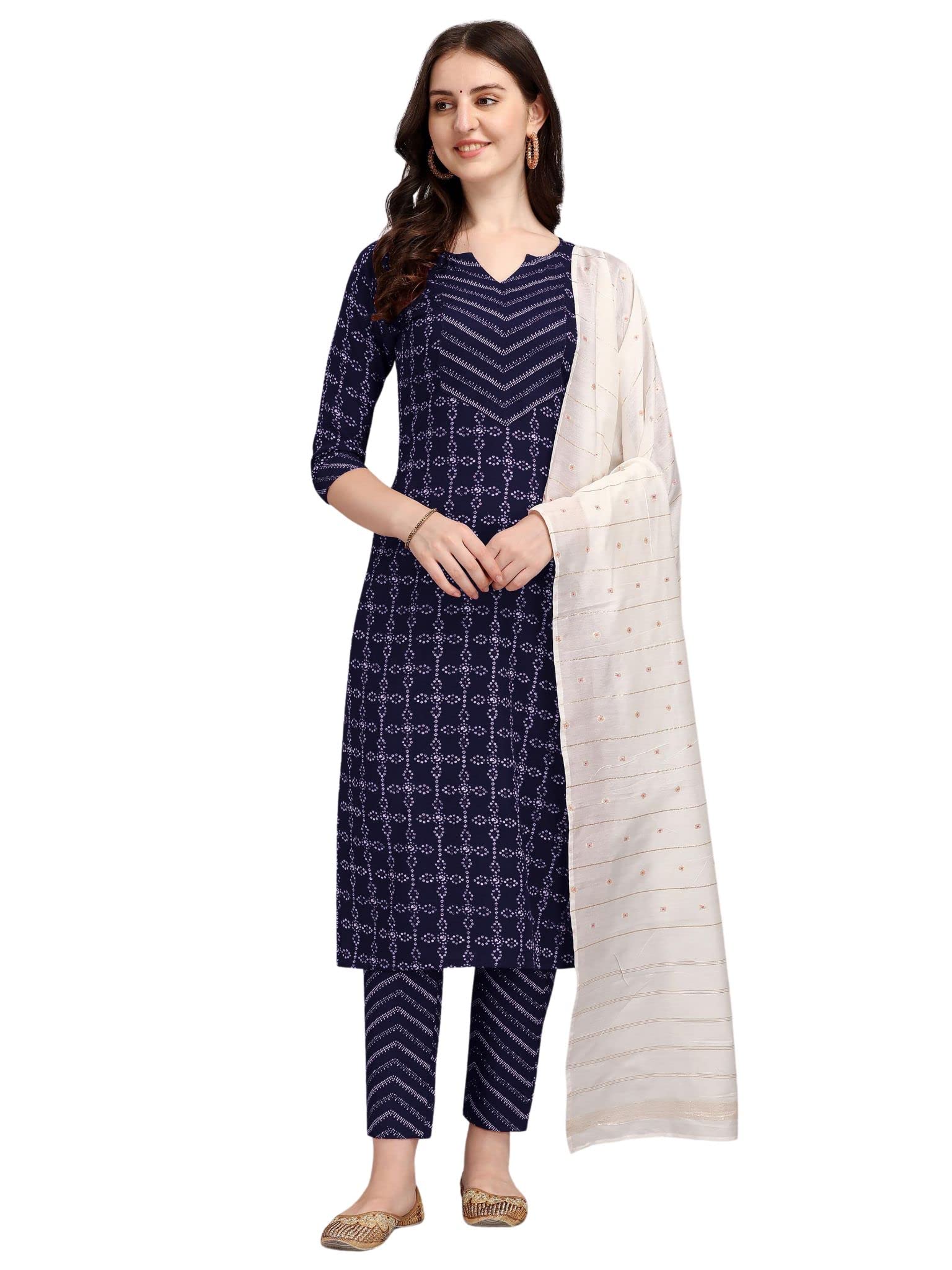 Shiv Textiles Women's Cotton Kurta Set