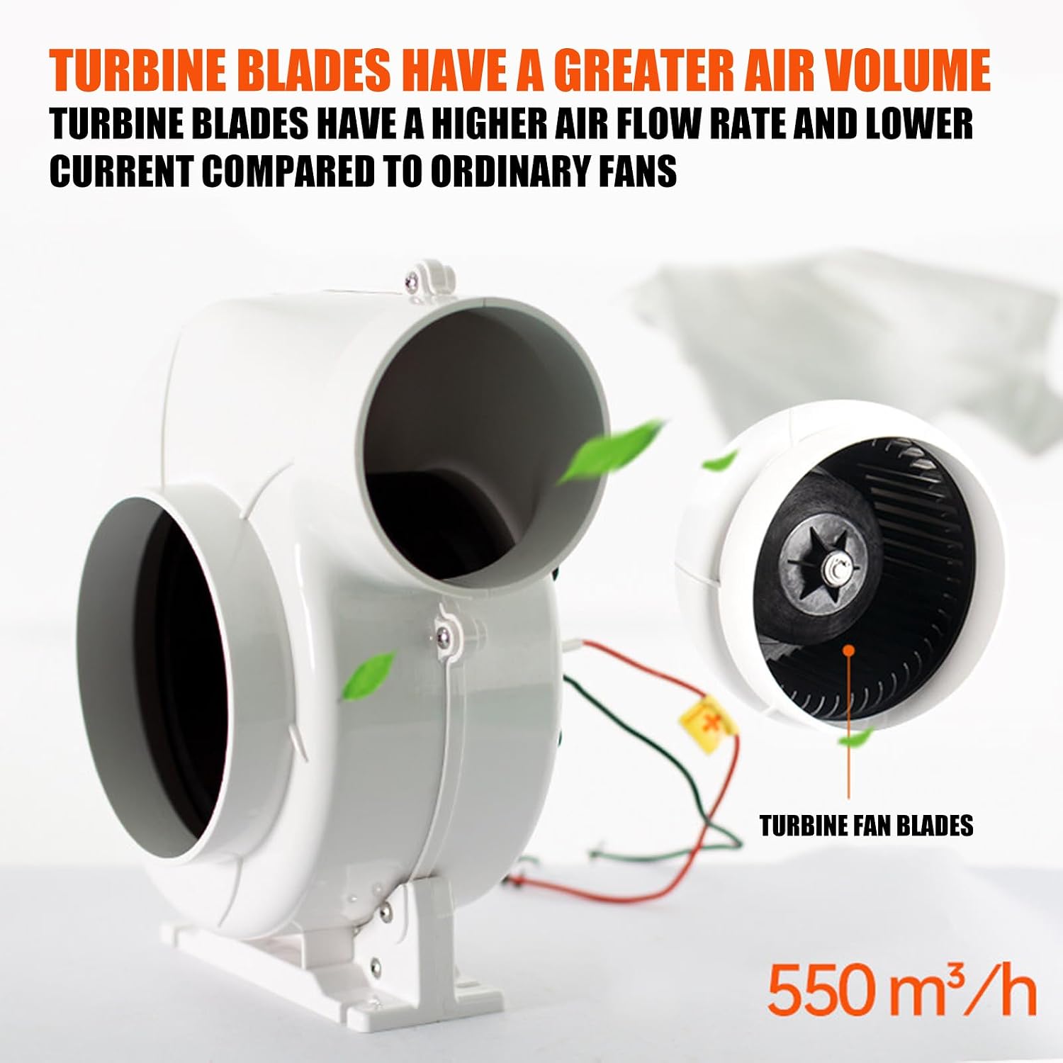Trusted 12V Electric Boat Exhaust Fan 320CFM for Heat and Fumes from Engine Spaces Low Marine Fan