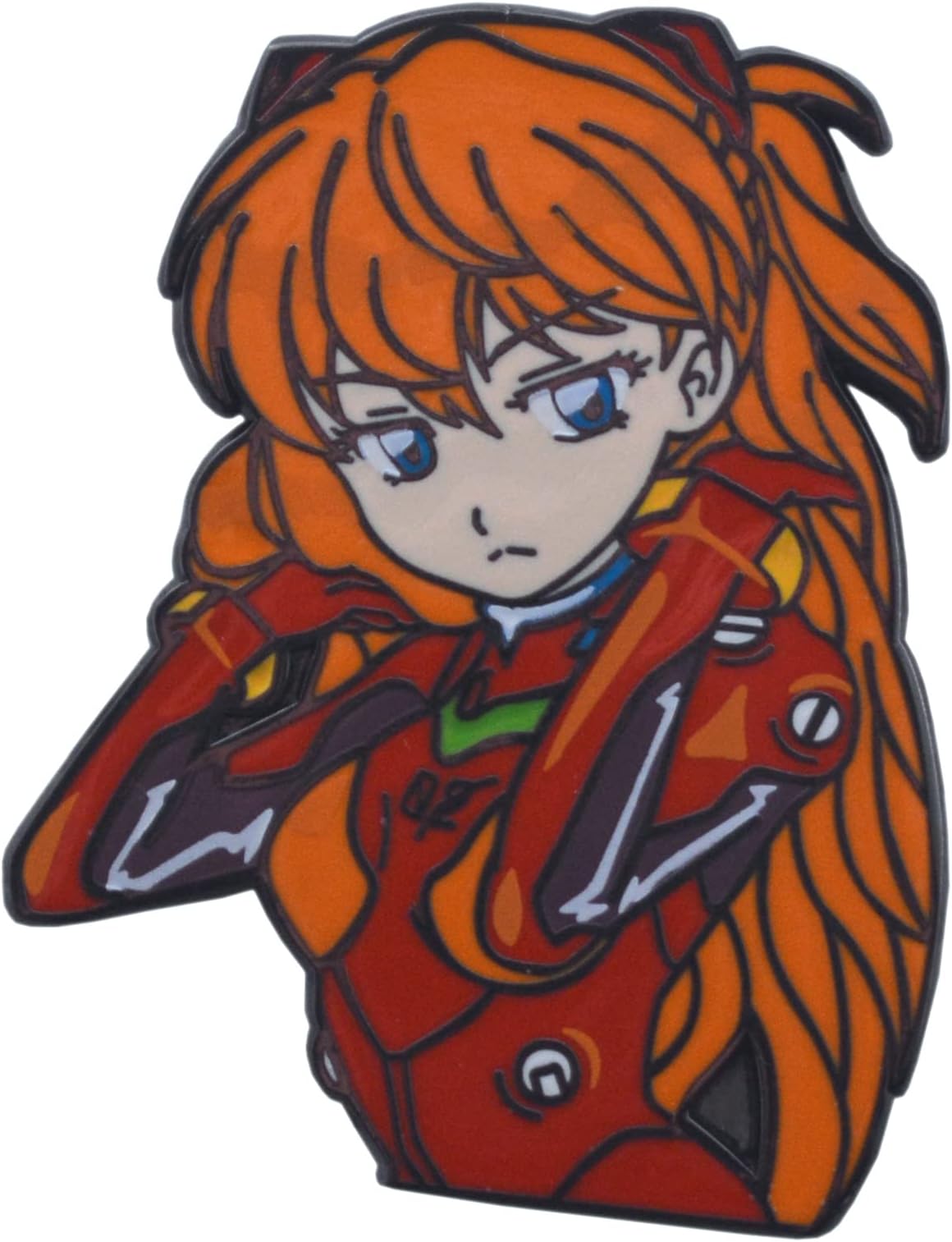 Amasukami Anime Characters Ikari Shinji Badge AyanamiRei Badge Asuka Langley Soryu Badge A, Metal