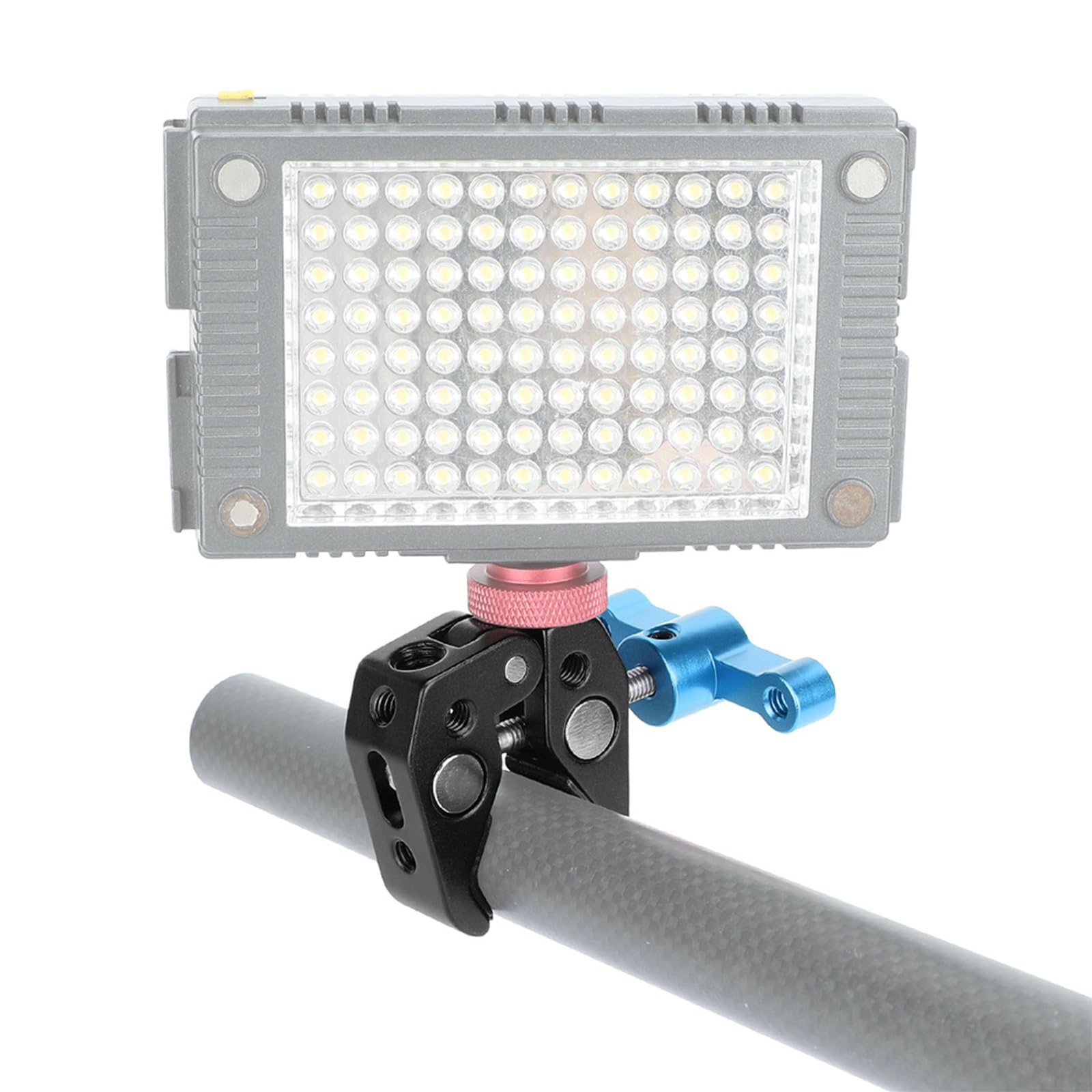 Soporte de aluminio para cámara de acción DSLR, compatible con conectores de tornillo, abrazadera de aluminio