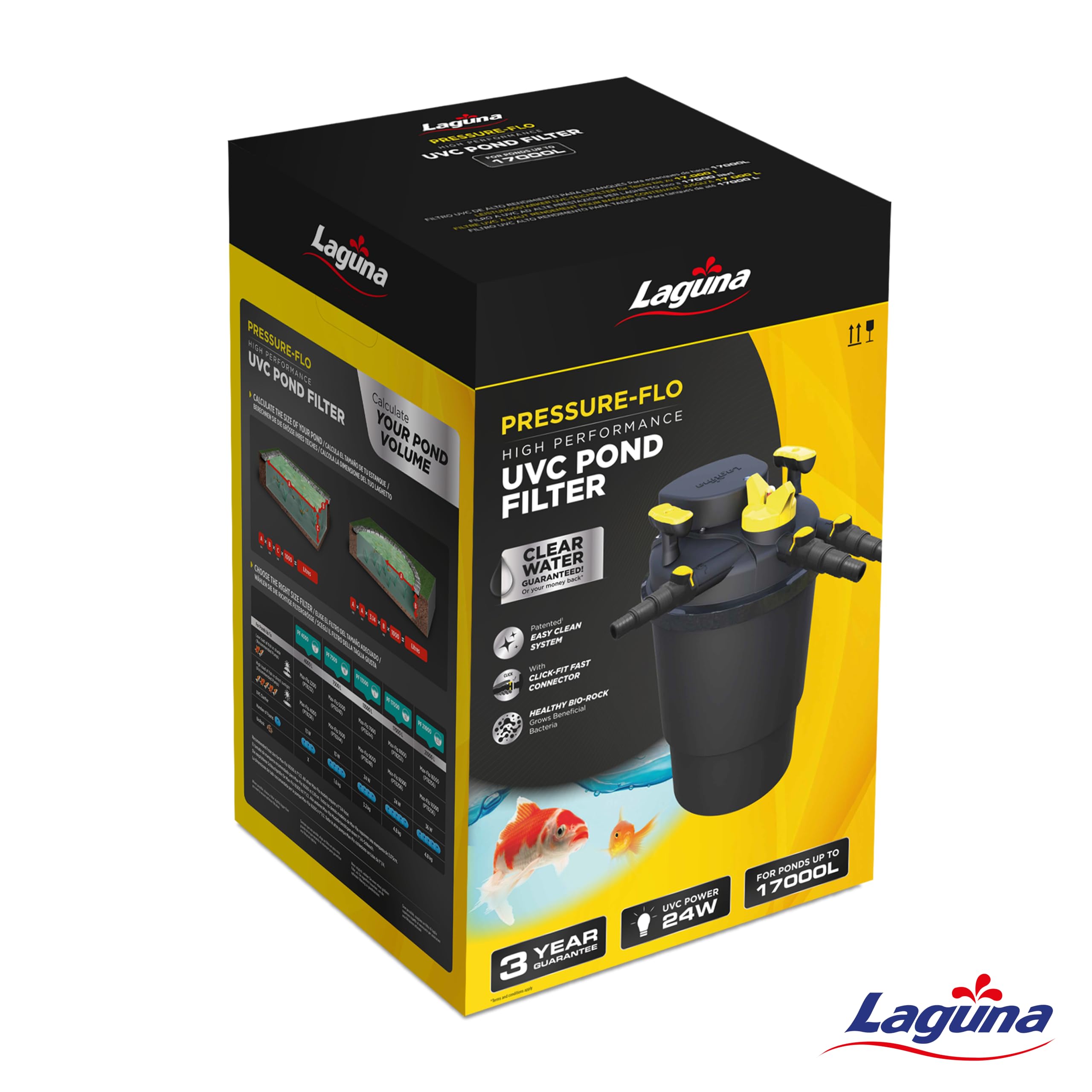 LAGUNA PT1813 Filtr sterno per Laghetto, Pressure FLO 17000 UVC