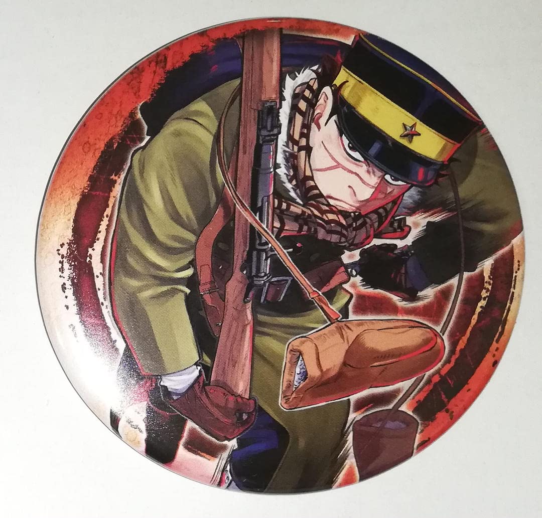 Amazon.co.jp: ゴールデンカムイ 杉元佐一 コレクション缶バッジ 原画