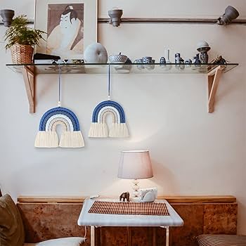 Amazon.co.jp: Rainbow décor マクラメレインボー ボーホー