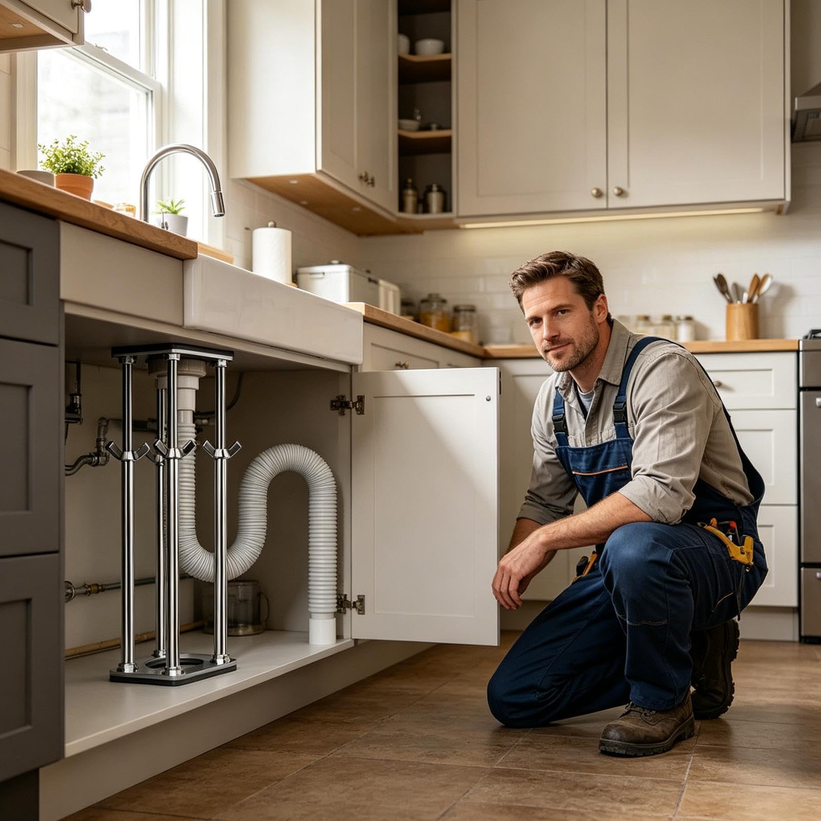 Basin Installationsständer – Edelstahlhalterungen, Sink Support Rods