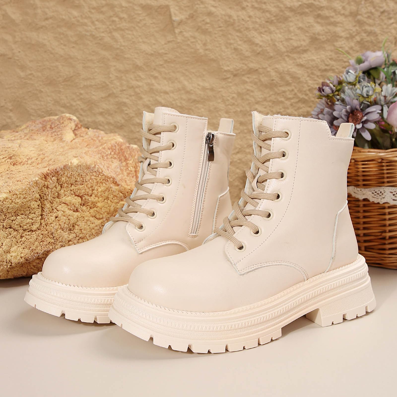 Botas de agua cortas para niñas adolescentes para otoño e invierno, estilo británico, fáciles de limpiar, de piel, para días lluviosos, viajes, oficina, vaqueros, para mujer, hasta la rodilla