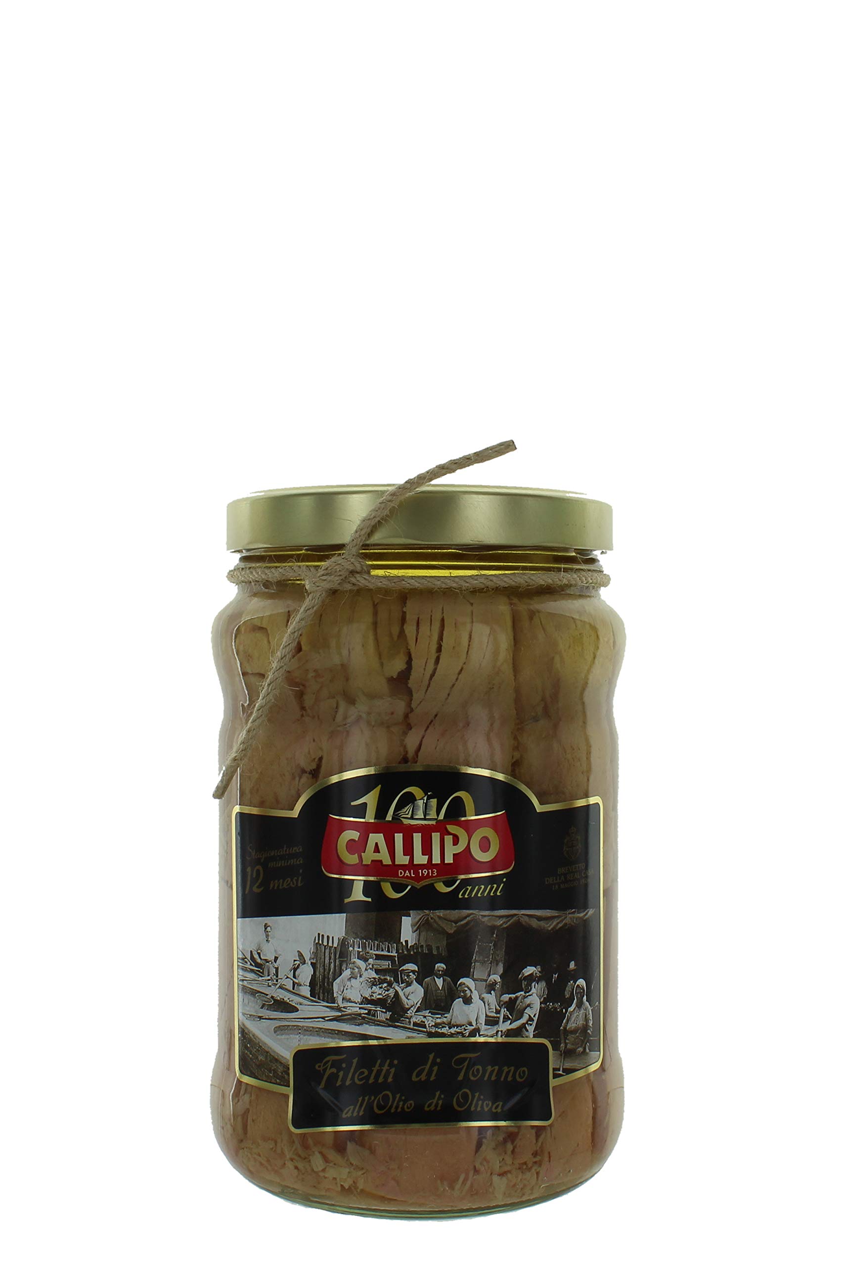 Filetti Di Tonno All'olio Di Oliva Callipo 1650 G Con Cassetta In Legno