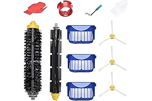 LOVECO Replacement Parts Kit with Roomba Side Brush Module for 500 & 600 Series