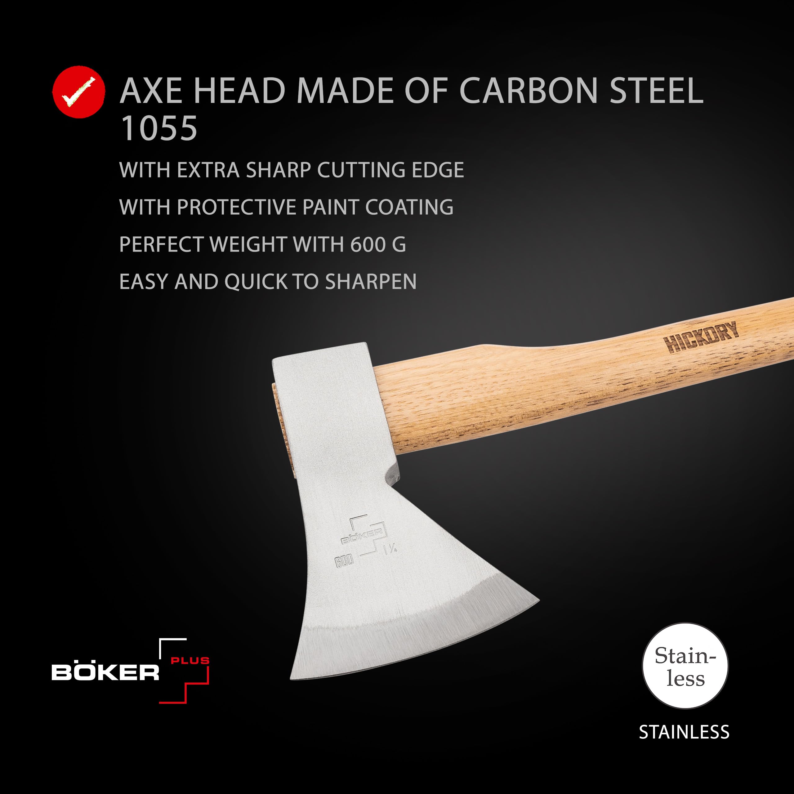 Amazon.com : BOKER Plus® Appalachian Axe – Professional Bushcraft