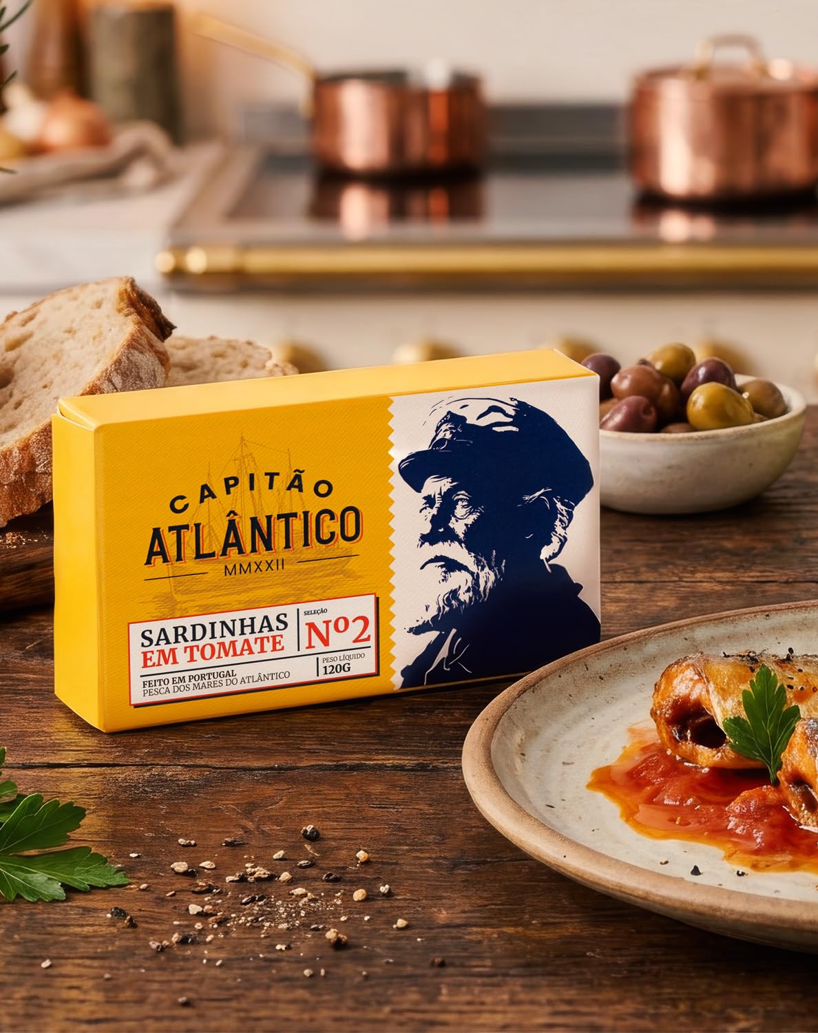 Pack Variado de Conservas de Pescado - Lenguas de Bacalao en Aceite de Oliva, Sardinillas en Tomate, Sardinillas en Tomate con Picante, Filete de Atún en Aceite de Oliva - Pack de 4