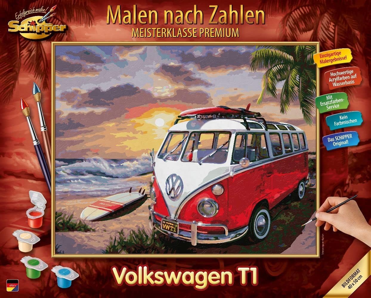 Schipper Volkswagen Bus T1 Paint by Number Kit