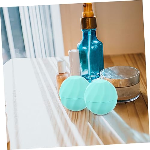Miniatura 2 de Ipetboom Estuche esférico para lápiz labial, 20 unidades, bálsamo labial, esfera, tubos de bálsamo labial, envases vacíos para labios, Bluex3 piezas