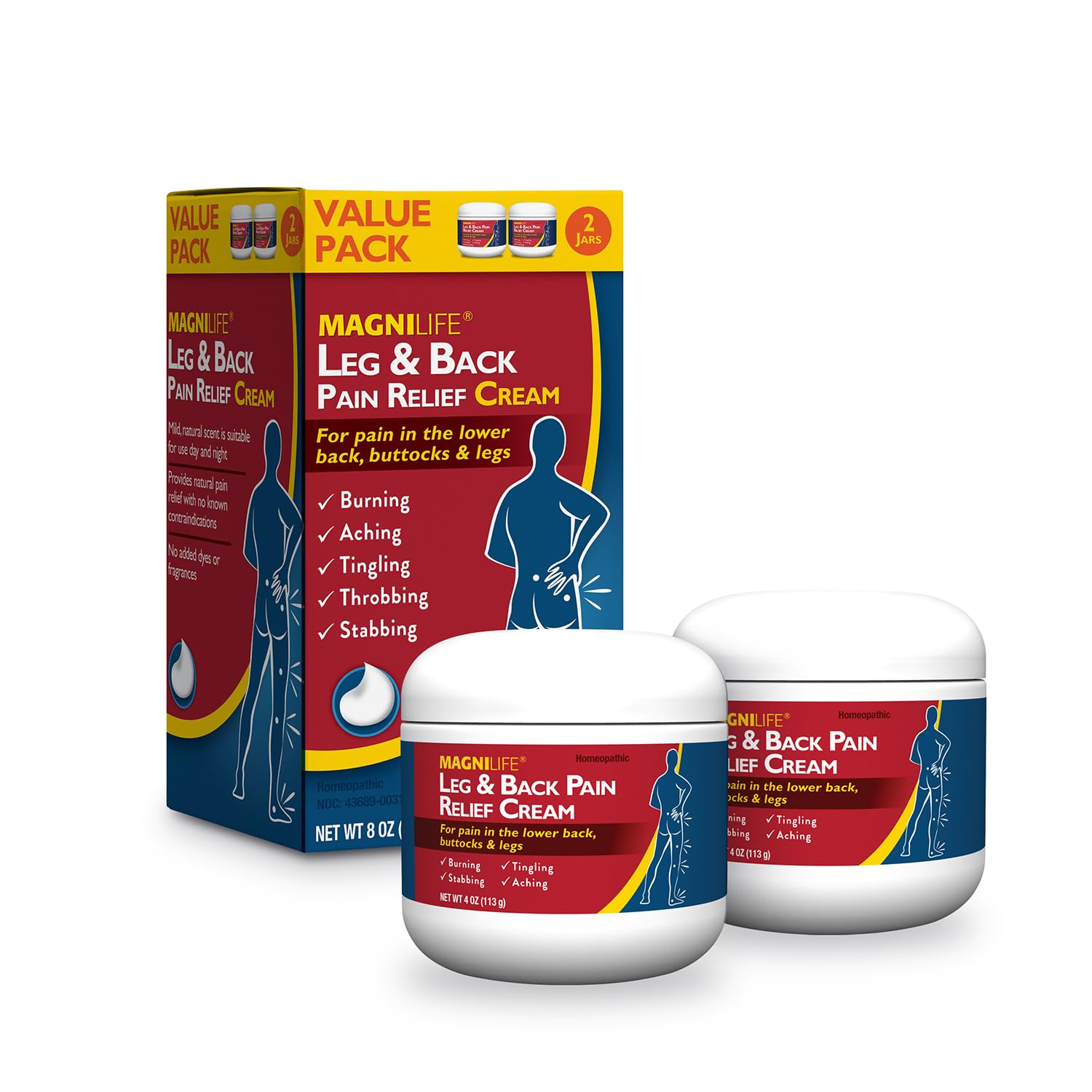 MagniLife Leg & Back Pain Relief Cream