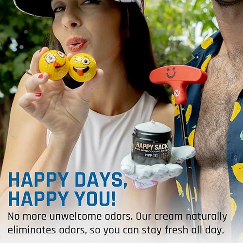 Miniatura 7 de Derm Dude Happy Sack & Crack Power Pair, crema antirozaduras de bolas, aerosol neutralizador de olores a topes, no más picazón de tirolesa,