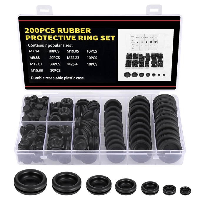 橡胶护圈套件 200件 7种尺寸