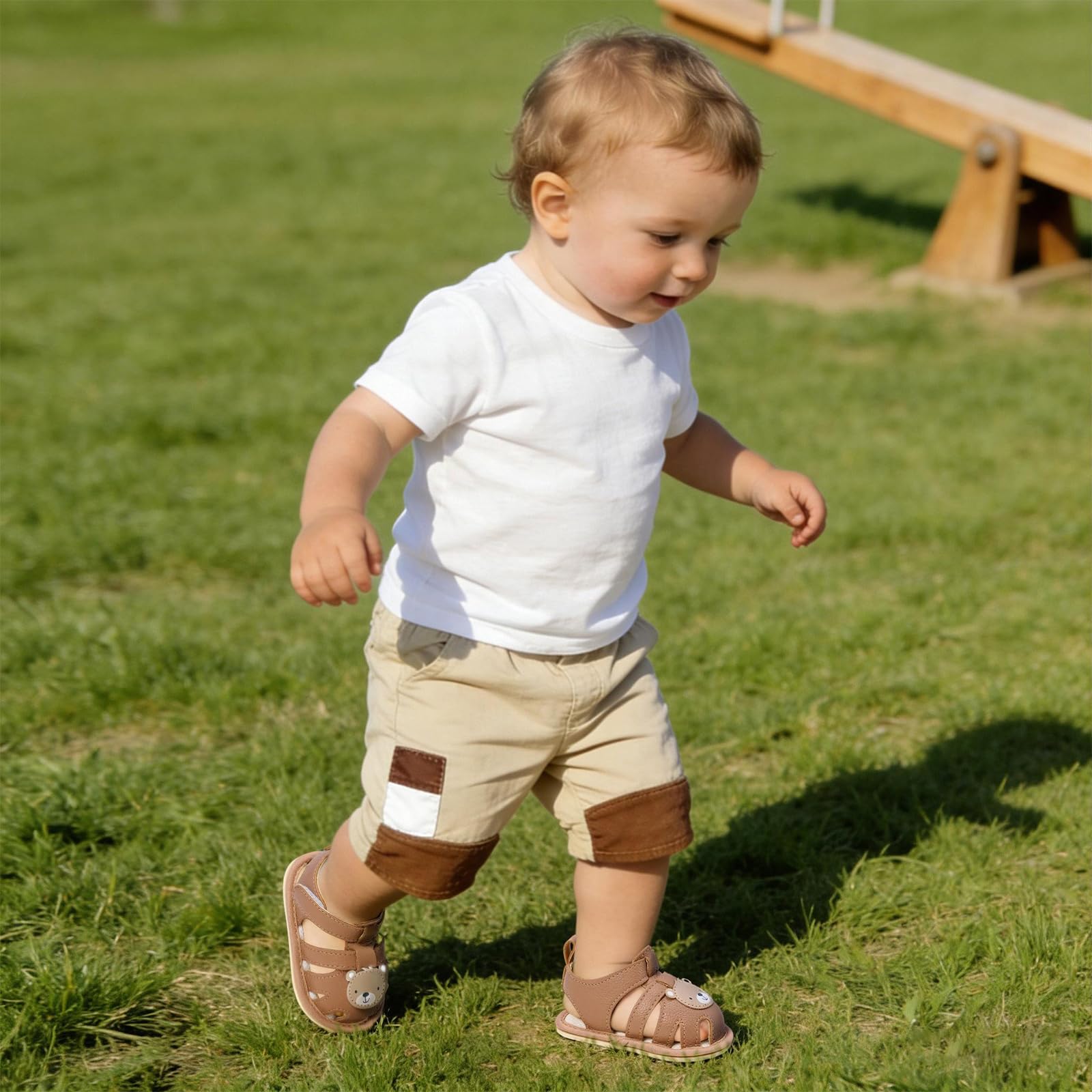 MASOCIO Sandalias Bebé Niño Niña Verano Zapatos Primeros Pasos Antideslizante — view 3