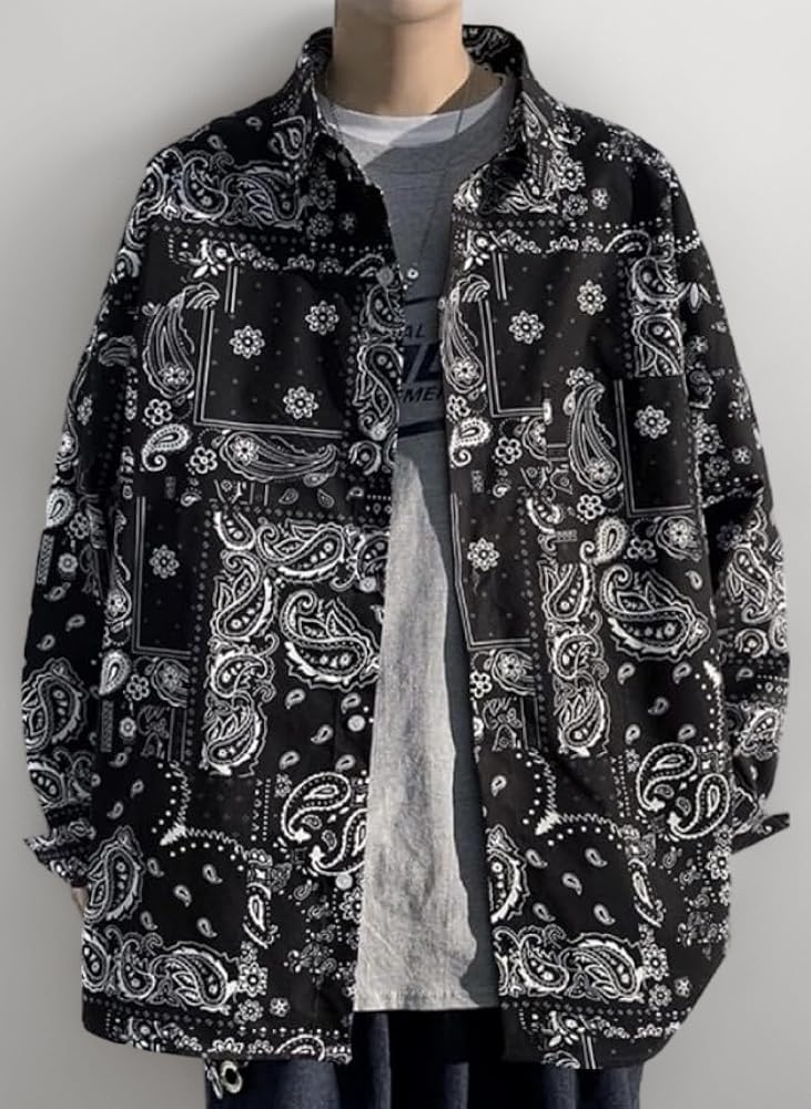 ほぼ新品　APPLEBUM バンダナ柄 長袖シャツ　ペイズリー ほぼ新品 APPLEBUM バンダナ柄 長袖シャツ ペイズリー（【楽天