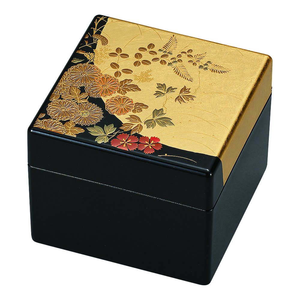 Amazon｜まえじゅう漆器 姫小箱(鏡付) はなの 4R-601｜ジュエリー収納