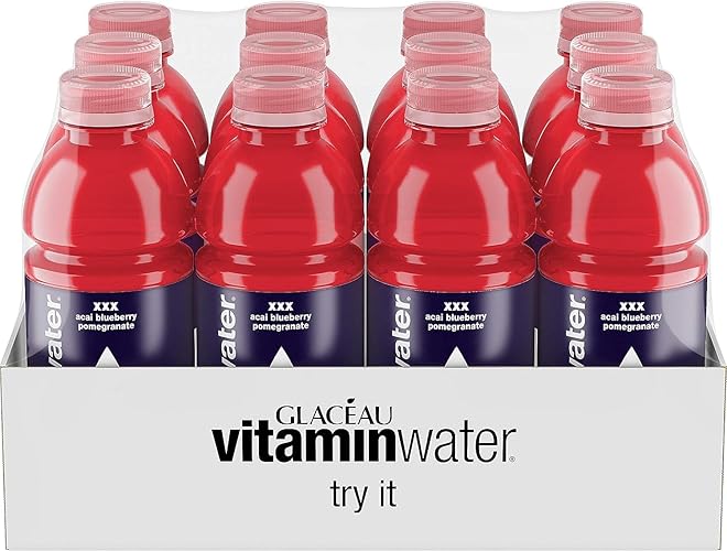 Glaceau Vitaminwater, XXX, 591mL Bottles, Pack of 12 - XXX