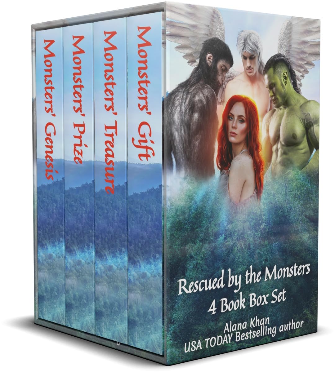 Cover of Rescued by the Monsters: 4 Book Box Set