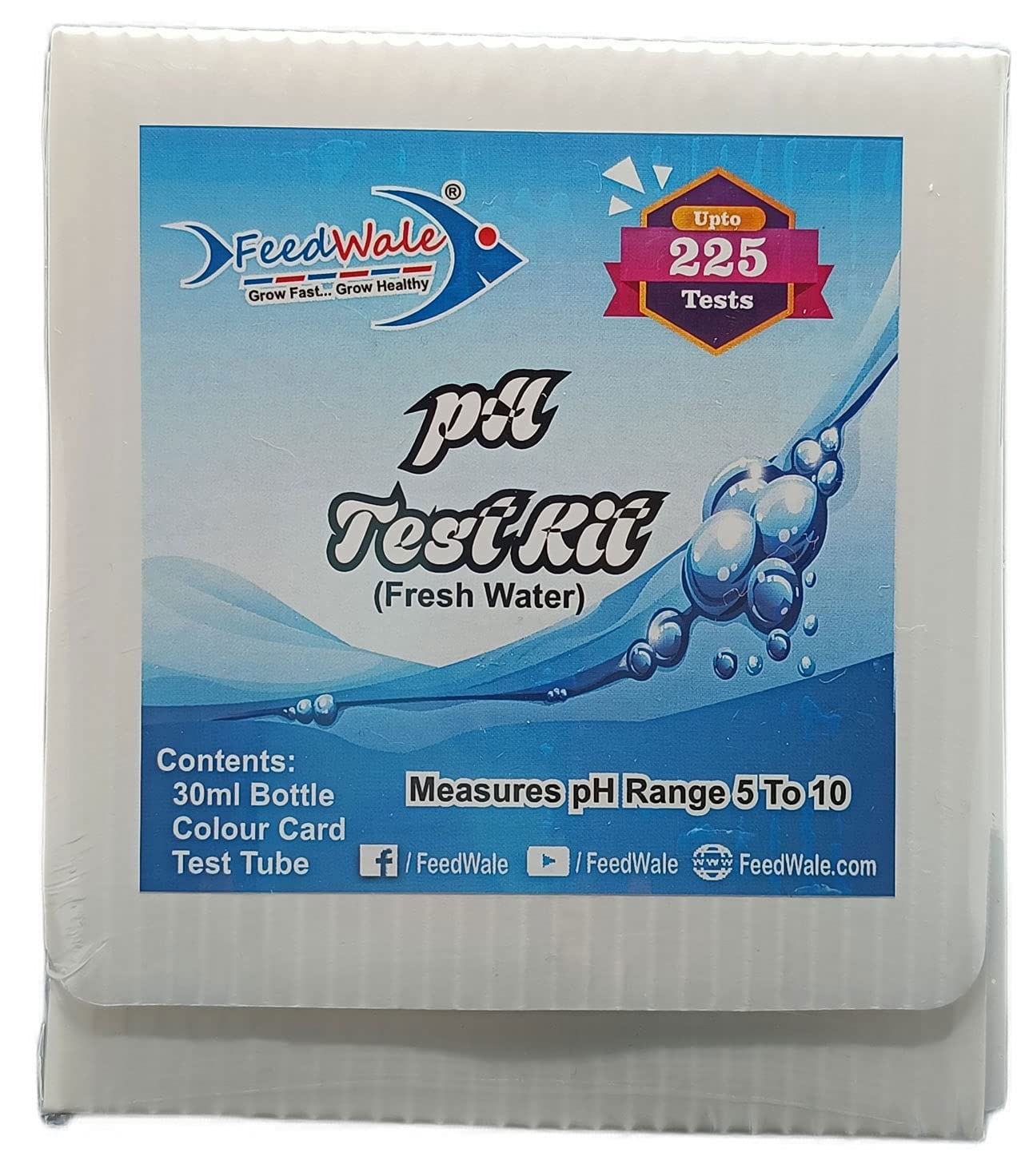 See full amazon price history chart for FeedWale Fresh Water pH Test Kit - 225 Tests Per Kit FeedWale Fresh Water pH Test Kit - 225 Tests Per Kit (B09CLP23YD) Amazon Price History, Amazon Price Tracker
