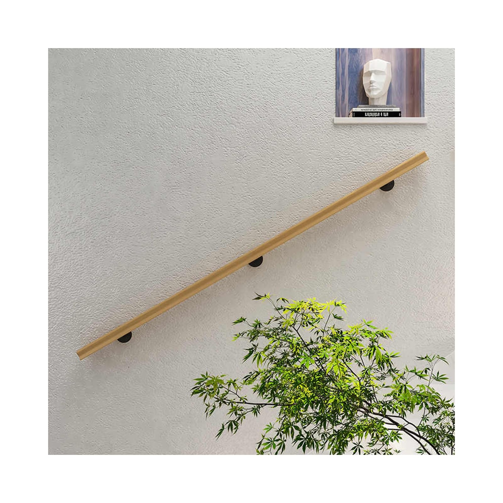 Main courante en bois antidérapante pour terrasses et jardins extérieurs