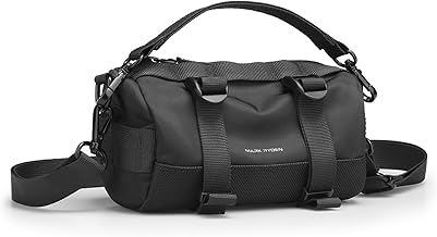 MARK RYDEN Mini Shoulder Bag, Water Repellent, Lightweight, Cross-Body Bag, Multi-functional, Smartphone Pouch, Gadget Pouch, Compact Bag, Body Bag, Small, Men's, Women's, Black