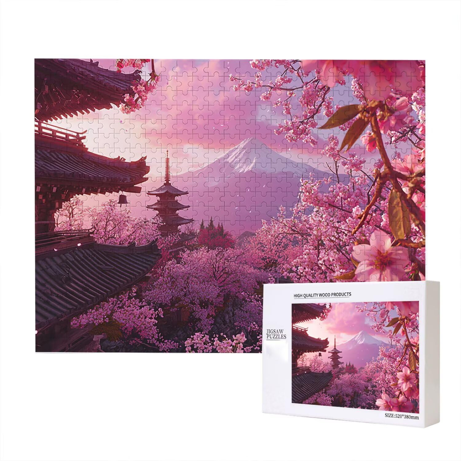 Jigsaw Puzzle, 2000 Pezzi Puzzle Classici, Giappone Puzzle Rilassamento Intelligence, Mpossibile Difficile Puzzle Impegnativo per Adulti Puzzle Gioco Familiare, Regalo per Amore Monte Fuji fr0-350