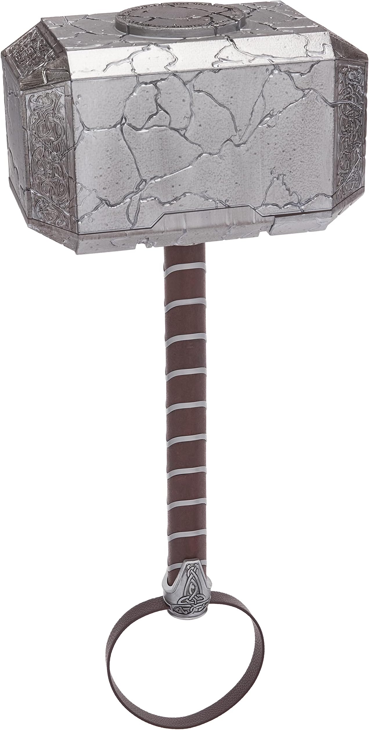 Legends Mighty Thor Mjolnir Premium Electronic Hammer with Lights and Sound FX,Love and Thunder Roleplay Item,7 x 22 x 11 inches
