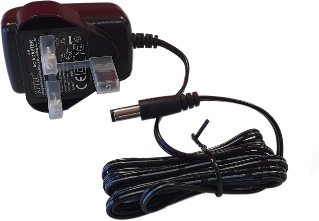 Hoover 48023954 Battery Charger, in Plastic, Black, Original, Compatible with Hoover Cordless Vacuum Cleaner H-Free 500, H-Free 700, H-Free 800, Discovery