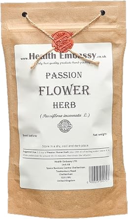 Health Embassy Passion Flower Herb Passiflora incarnata Loose Herbal Tea 50g