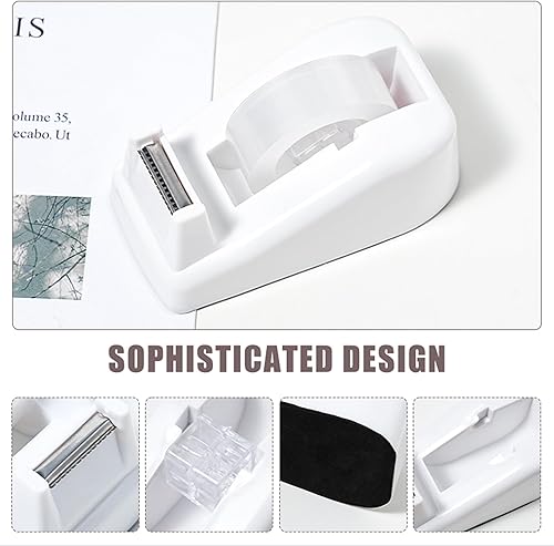 Miniatura 8 de Accesorios de escritorio con soporte para bolígrafos, organizadores y accesorios de escritorio de suministros de oficina, dispensador de cinta,