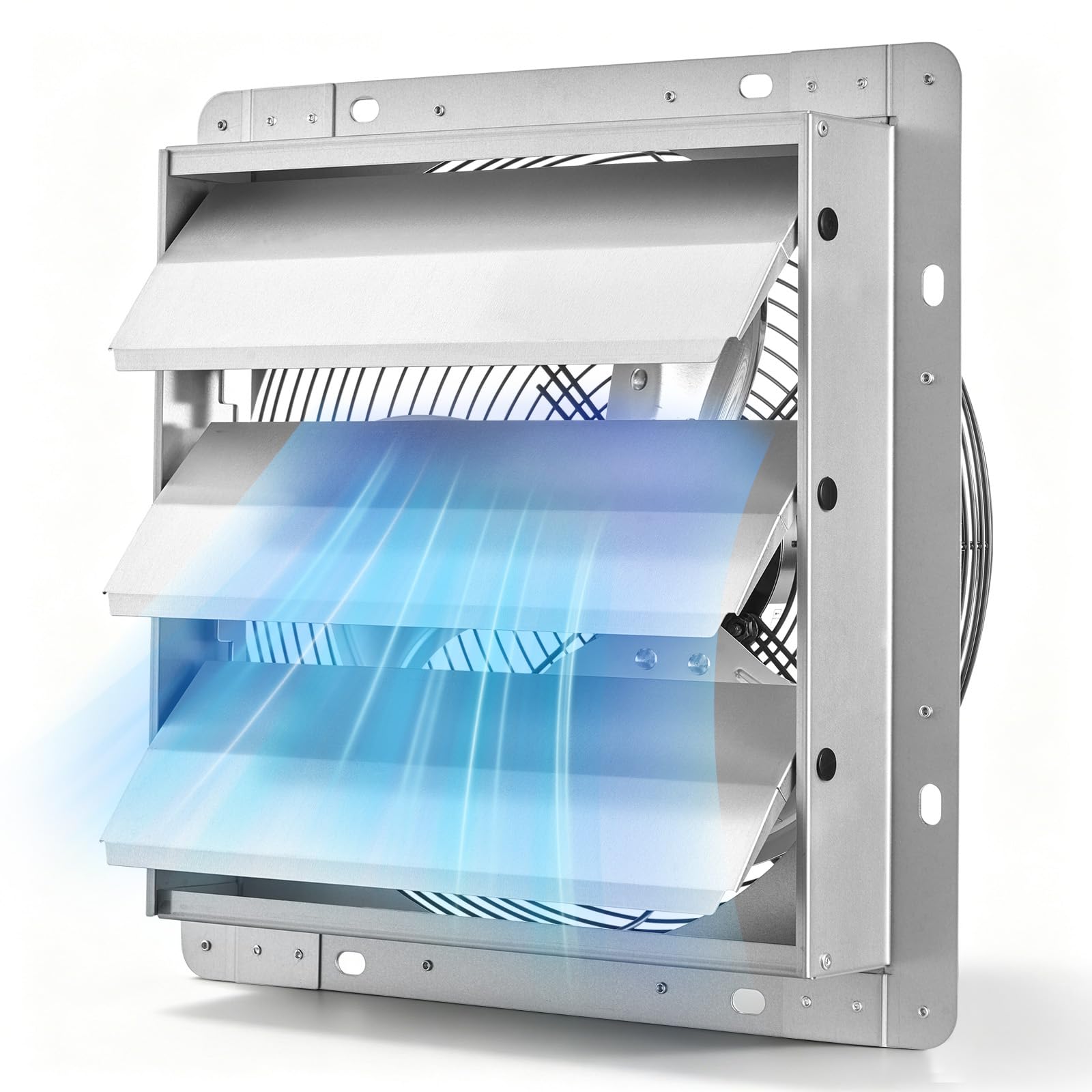 VEVOR Ventilador Extractor Aire Persiana 34W 1400 RPM, Flujo Aire 6,5 m/s