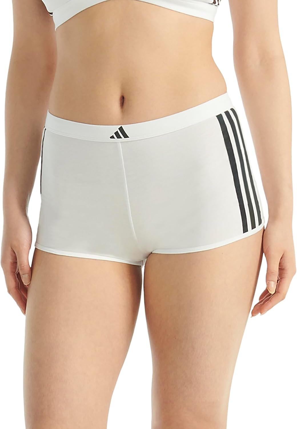 adidas Women's 3 Stripes Active Essentials Cotton Shortie Underwear