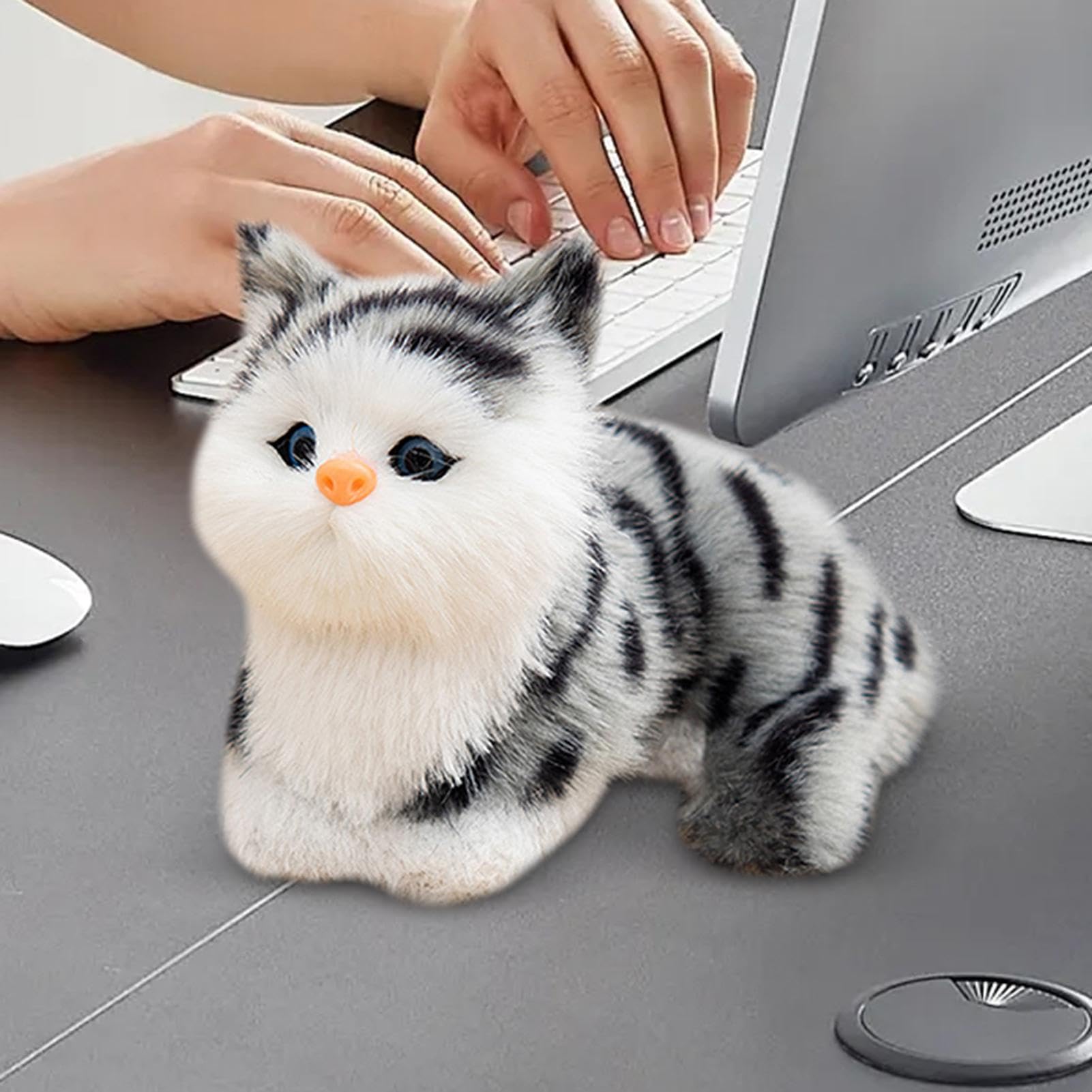 ネコのぬいぐるみ　ミニチュア Amazon.co.jp: リアルな猫のぬいぐるみ、猫のぬいぐるみ,猫の