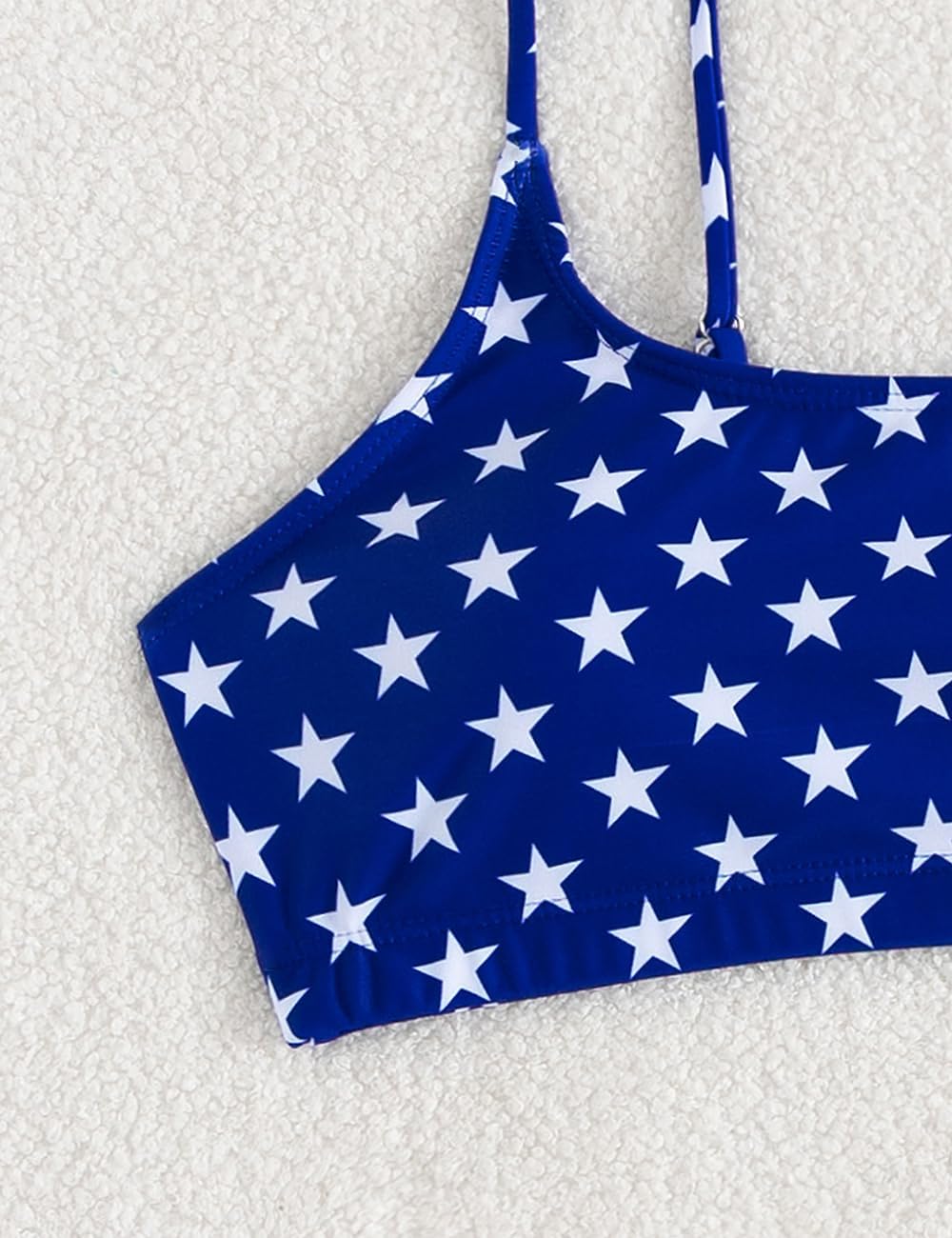 YIMISAN Women's Two Piece Swimsuit Floral Print Bikini Sets Spaghetti Straps Scoop Neck Mid Waist Cheeky Bathing Suit - Image 6