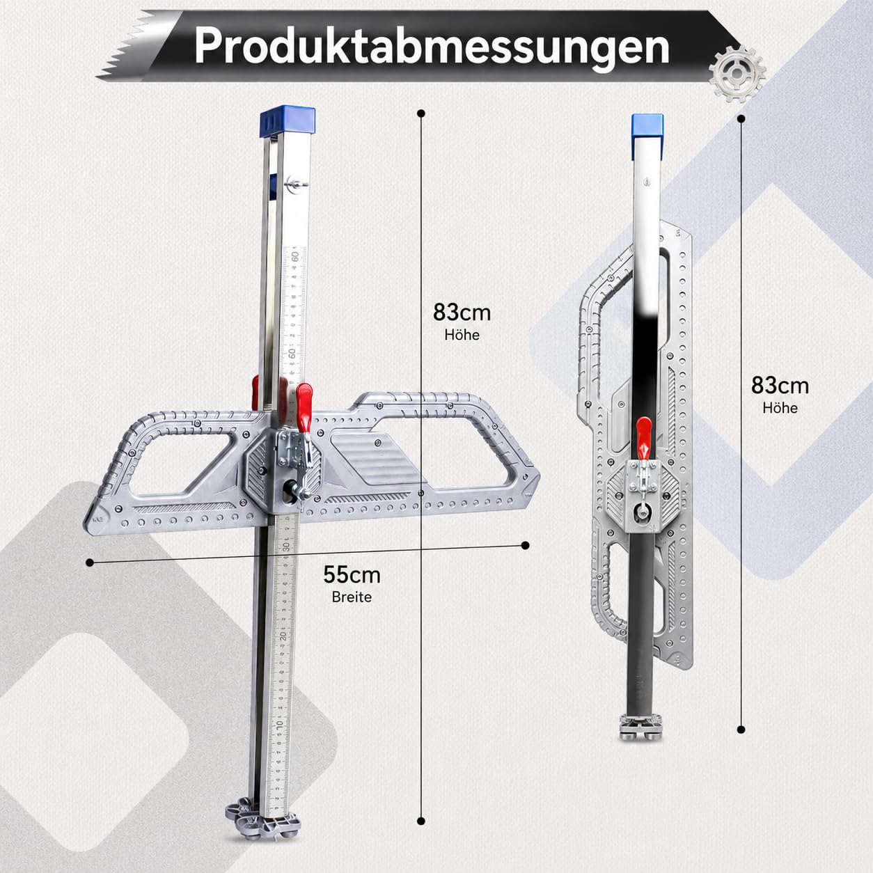 Gipskarton Schneider, Trockenbau Schneidwerkzeug mit Doppel-Führung,