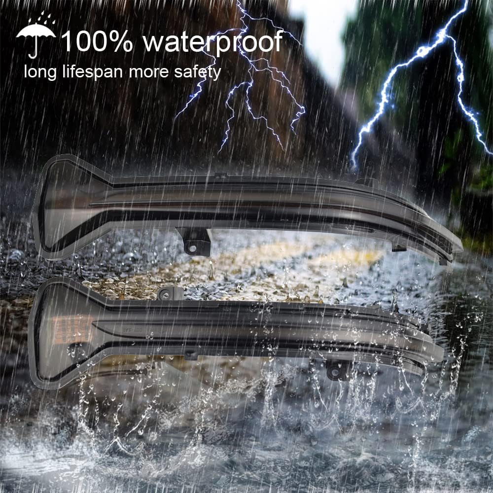 Malcayang Side Mirror Turn Signal Light,Dynamic Sequential Led Turn Signal Indicator for BMW 5 6 7 8 Series G30 F90 M5 G31 G32 GT G11 G12 LCI G14 F91 F92 F93 M8 G15 G16 Gran Coupe