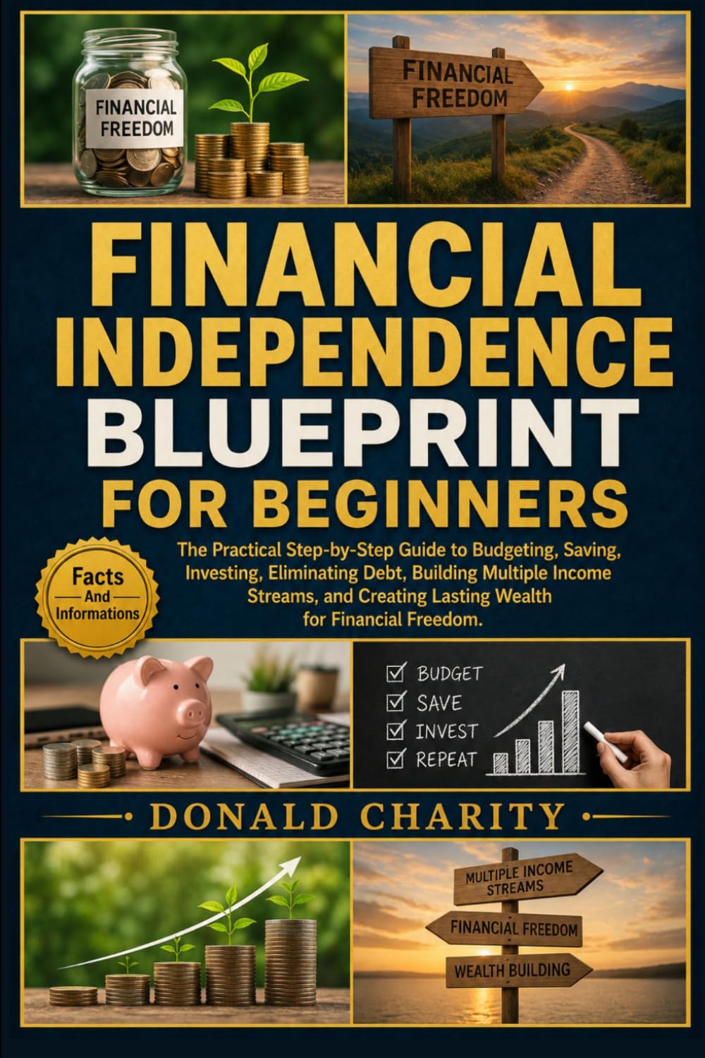 FINANCIAL INDEPENDENCE BLUEPRINT FOR BEGINNERS: The Practical Step-by-Step Guide to Budgeting, Saving, Investing, Eliminating Debt, Building Multiple ... Lasting Wealth for Financial Freedom.