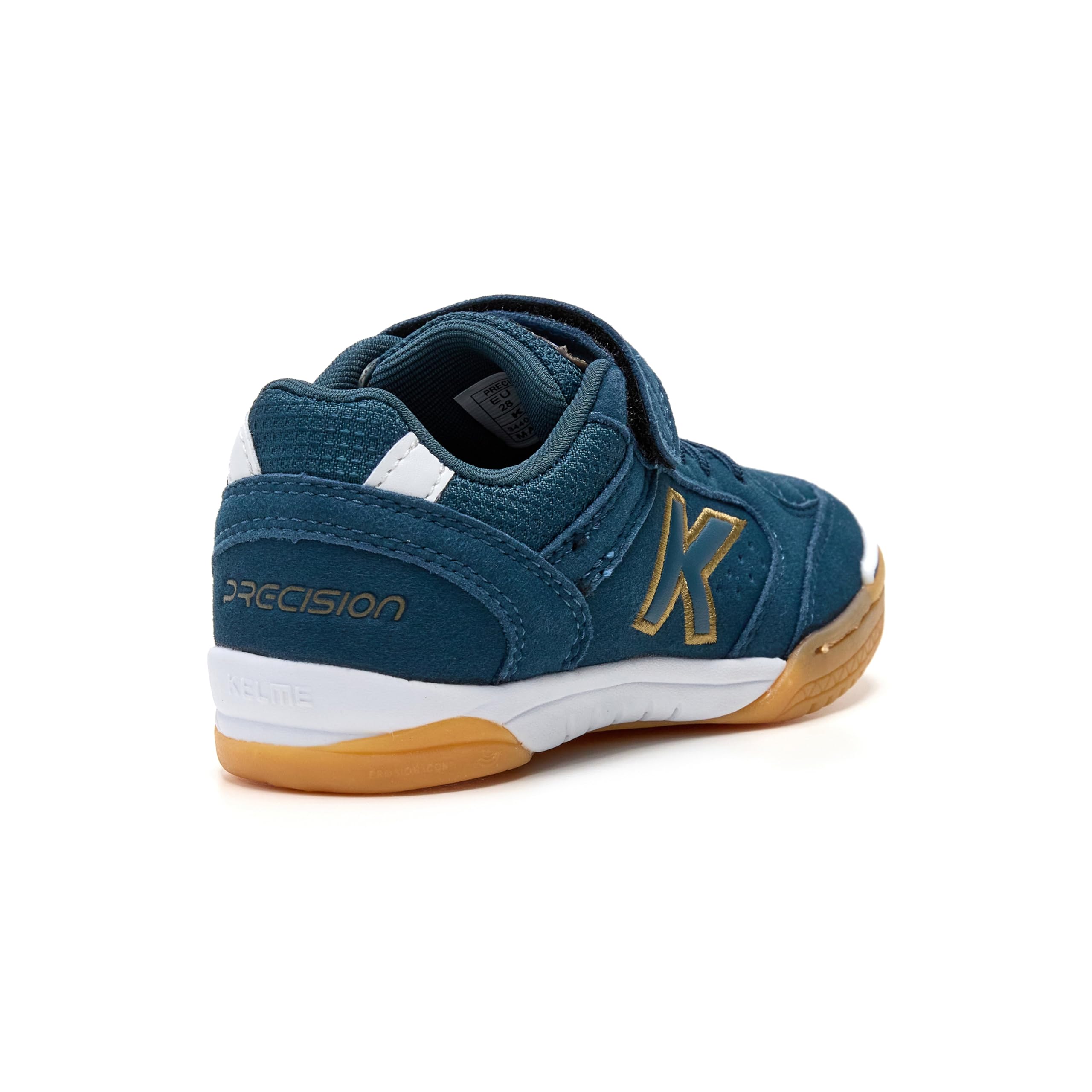 KELME Precision Elastic Zapatillas De Fútbol Sala Niño Azul Marino Blanco