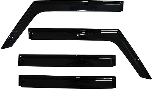 Miniatura 6 de Deflector de ventana lateral con cinta adhesiva 2018-2026 para Jeep Wrangler JL Unlimited de 4 puertas y para Jeep Gladiator JT 2020-2026