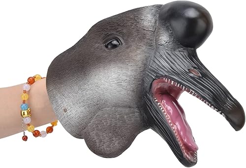 Miniatura 7 de plplaaoo Marioneta de mano en forma de ganso, marioneta de mano, marionetas de mano de animales para niños, divertido juguete de marioneta de mano