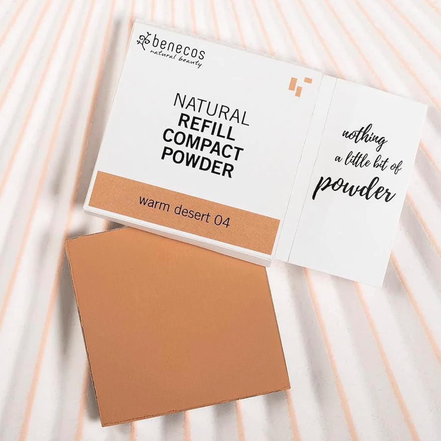 Benecos Natural Warm Desert Compact Powder for Refillable Make Up Palette 0.21 oz