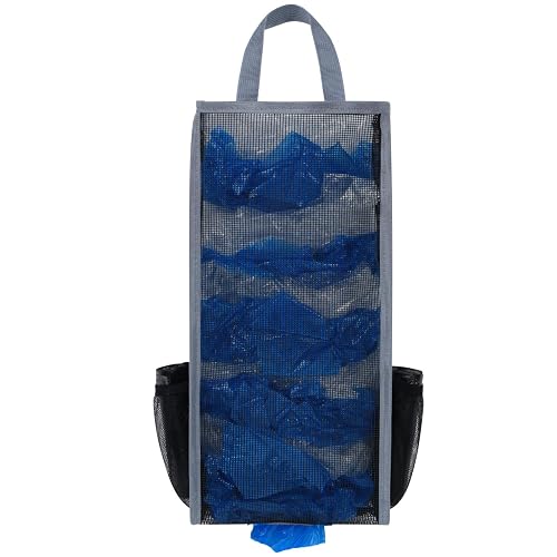 Plastic Bag Holder, Large Capacity Grocery Bag Holder, Breathable Mesh