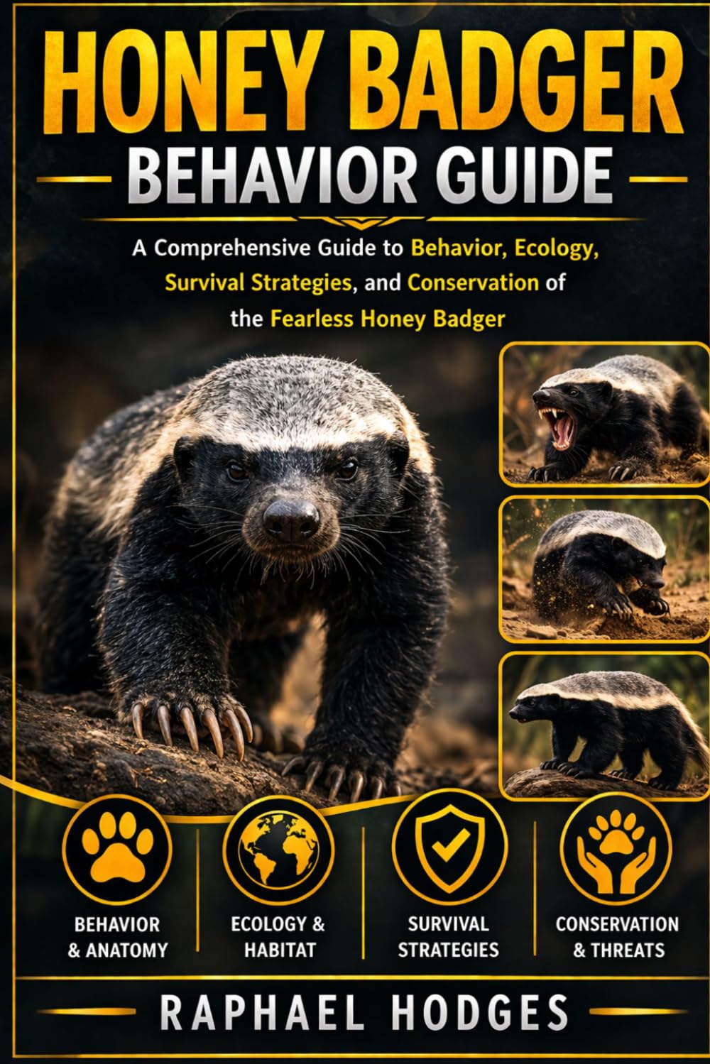 HONEY BADGER BEHAVIOR GUIDE: A Comprehensive Guide to Behavior, Ecology, Survival Strategies, and Conservation of the Fearless Honey Badger