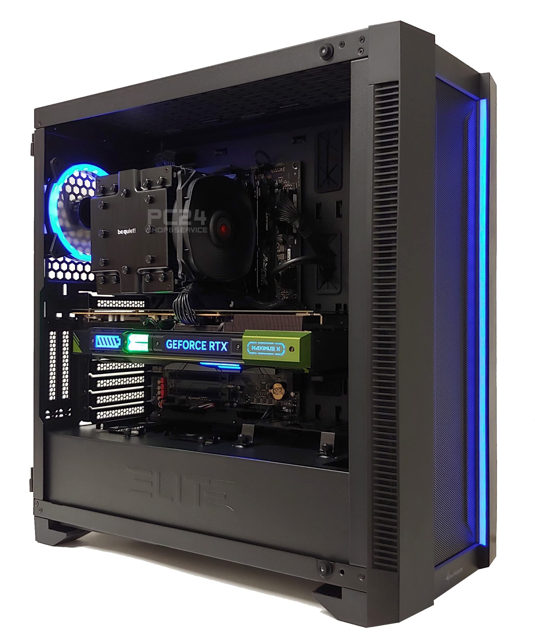 PC24 Gamer PC | Intel Core Ultra 9 285K | 2000GB M.2 990 PRO SSD + 4TB M.2 SSD | nVidia GF RTX 5080 mit 16GB RAM | 128GB DDR5 PC6000 RAM | Gigabyte Z890 AORUS Elite WIFI7 | Windows 11 Pro - 3