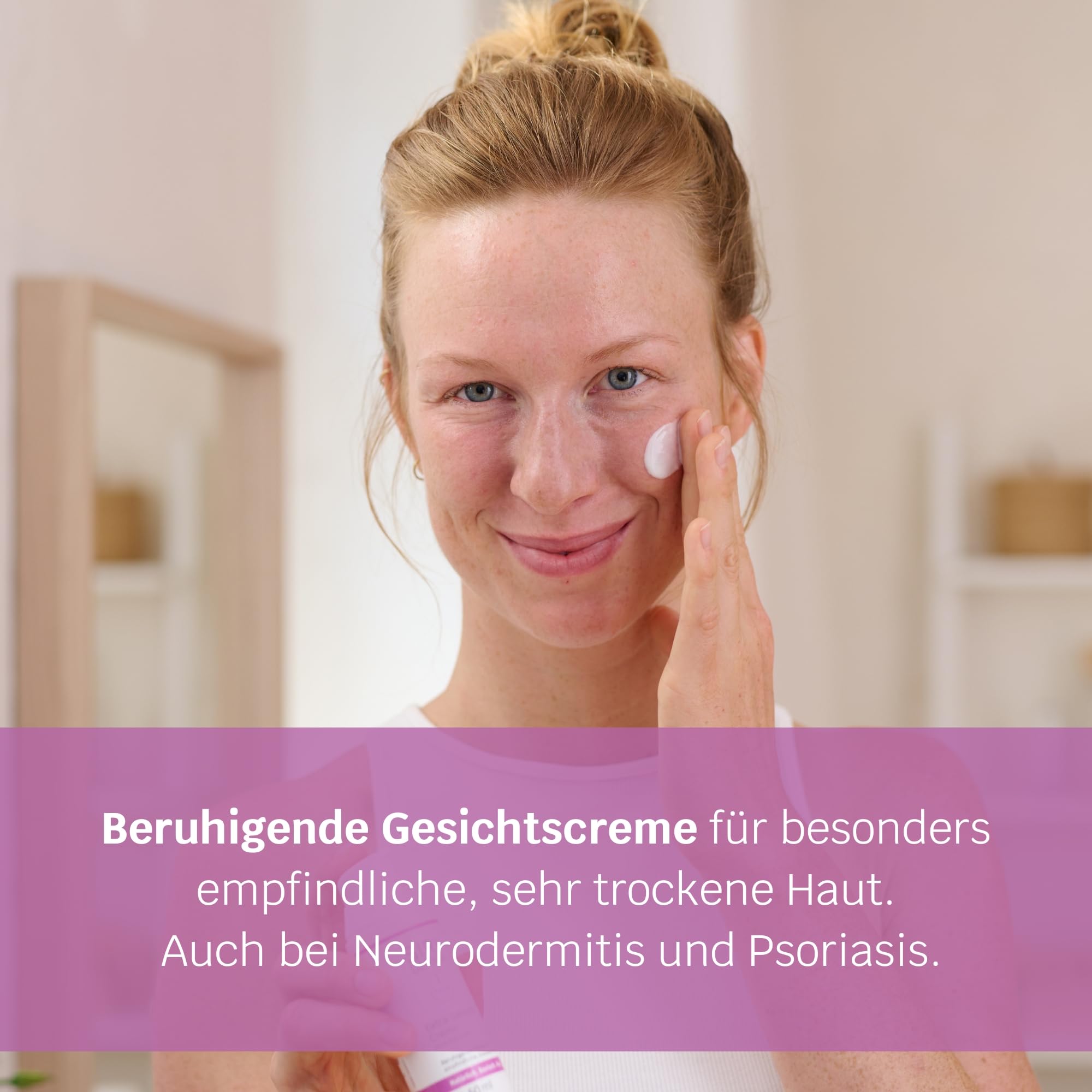 SIRIDERMA Extra Sensitiv Creme | Basische Gesichtscreme für sensible, sehr trockene Haut | Auch bei Neurodermitis, Psoriasis (ohne Parfum, 150 ml)