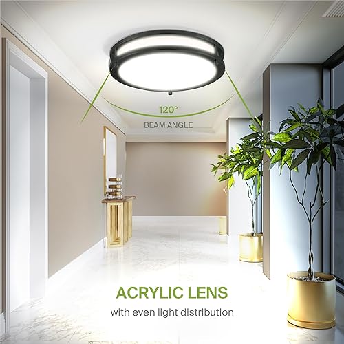 Miniatura 7 de ASD Lámpara LED redonda de montaje empotrado de 12 pulgadas  20W 1550LM 3000K-5000K 120V  3CCT, regulable, Energy Star, certificación ETL, lámpara